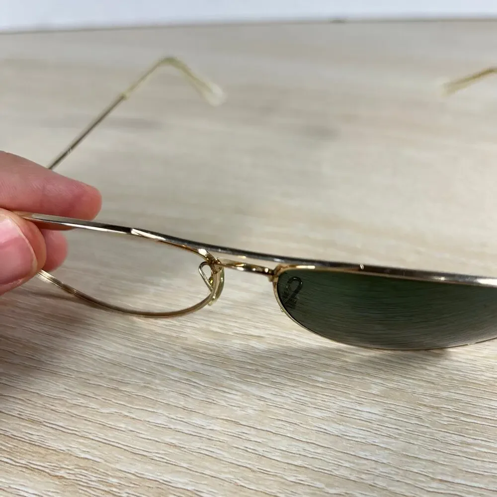 Ray-Ban RB3362 Cockpit 001 Sunglasses Gold Metal READ DESC FRAMES ONLY 59-14